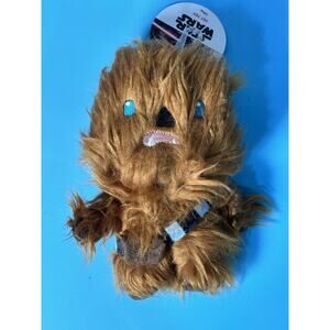 NEW! 9" STAR WARS CHEWBACCA CHEWIE SQUEAKER PLUSH DOG TOY! 9 INCH